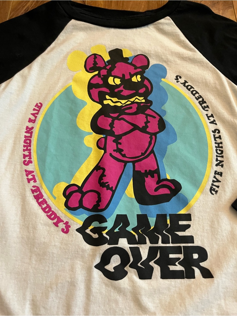 FNAF Game Over Raglan Tee - Picture 3 of 9